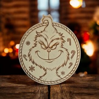 Onderzetter - thema Grinch