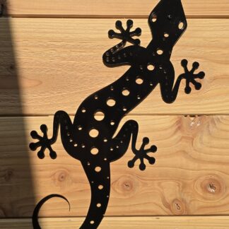 Hagedis met decoratie